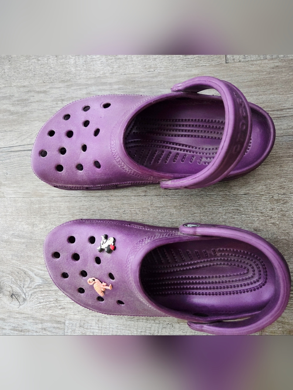 Purple Crocs Sandals - Picture 2 of 4